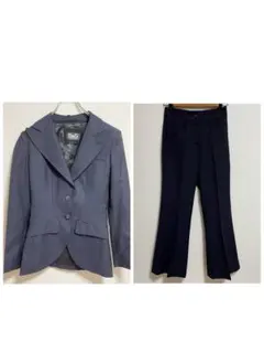 D&C DOLCE&GABBANA パンツスーツセットアップ　ストライプ　紺　M