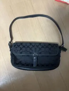コメント欄要確認！COACH コーチ 黒 ショルダーバッグ 6095