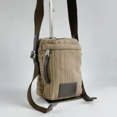 Paul Smith ショルダーバッグ ストライプ レザーパッチ ベージュのサムネイル