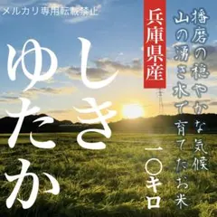 レア品種☆もっちり甘い 兵庫県産シキユタカ 湧き水育ち 農家直送 20kg