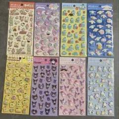 【品薄】ダイソー サンリオ ぷくっとシール 8種セット