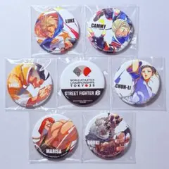 東京2025世界陸上 ストリートファイター6コラボ 缶バッジ 全7種コンプセット 東京2025世界陸上 ストリートファイター6コラボ 缶バッジ 全7種コンプ