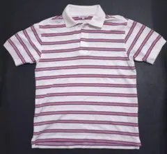 ✨DRY POLO SHIRT ボーダー ポロシャツ S ユニクロ　UNIQLOのサムネイル
