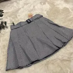 clear 新品ギンガムチェック ミニスカート