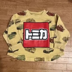 新品90−110 トミカコラボくるま柄 Tシャツ
