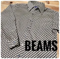当時物　未使用　BEAMS チェック柄 長袖シャツ メンズ　平成レトロ　M