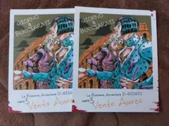 ジョジョ　ジャンプフェスタ　フォトカードbook　ジョルノ　ブチャラティ