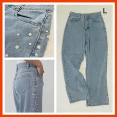 【即完】XLサイズ TSY RIPPED WIDE STRAIGHT DENIM 即完】XLサイズ TSY RIPPED WIDE STRAIGHT DENIM