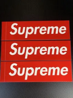 ボックスロゴsupremeステッカー
