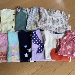 女の子　130 トップスとスカート&パンツセット