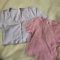 H&M 2枚セットTシャツ