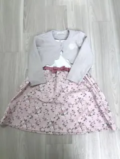 キムラタン 110cm フォーマルワンピース カーディガン 女の子 入園式