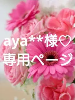 aya**様♡専用ページ.。.:*♡✿ฺ