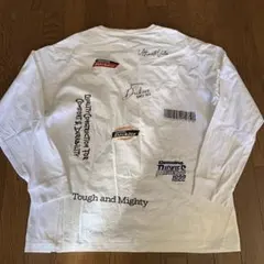Dickies ホワイト 長袖カットソー