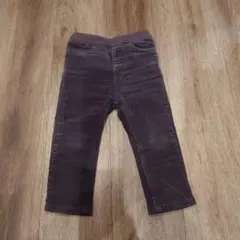 コーデュロイ 長ズボン 茶色　90cm~