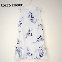 tocco closet 花柄 ノースリーブ ワンピースのサムネイル