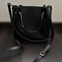 ブラック ショルダーバッグ SHEIN