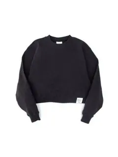 【美品】HYKE CROPPED SWEAT SHIRT クロップド スウェットのサムネイル