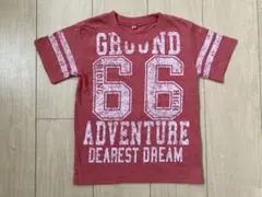 Tシャツ120 夏トップス　赤