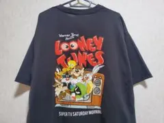 LOONEY TUNES 半袖Tシャツ ブラック Mサイズのサムネイル
