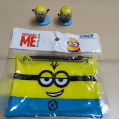 ミニオンズ　フィギュア２個　コインケース