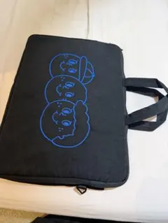 ノートPCケース ブラック 刺繍入り