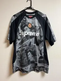 Supreme Floral Soccer Jersey サイズXL ブラック - メルカリ