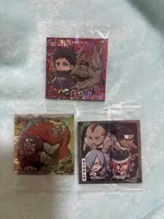 ニ*ゴ様 爽*太様 NARUTO 忍界シール ウエハース 3枚セット