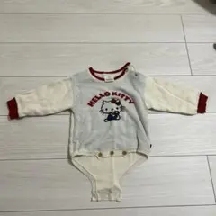 futafuta サンリオコラボ キティちゃんニットロンパース 80