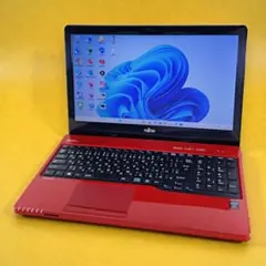 快適SSD☆Win11☆ブルーレイ 富士通ノートパソコン 初期設定済み カメラ付