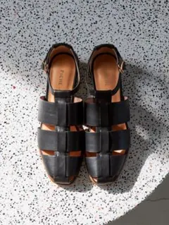 PICHE ABAHOUSEフィッシャーマンサンダルBLACK22.5のサムネイル