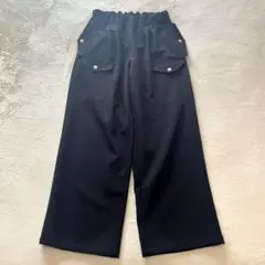 極美品✨近年マリンフランセーズ　定価23100カーゴパンツ　ブラック黒