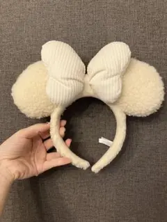 ミニーマウス もこもこ カチューシャ ミニーちゃん