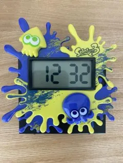 スプラトゥーン3　一番くじ　B賞　ナワバリバトルサウンドクロック 目覚まし時計