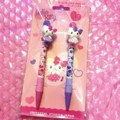 USJ限定♡ハローキティ マスコットボールペンセット 新品 サンリオ