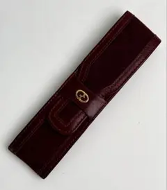 希少】MONTBLANC モンブラン ペンケース 2本用 ボルドー 本革 - メルカリ