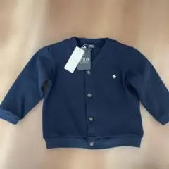 【新品】POLO カーディガン ネイビー 110