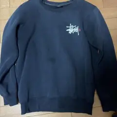 い*の様 Stussy ネイビー トレーナー Lサイズ