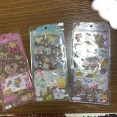 [サンリオ]ハローキティ・キャラクター立体シール3枚セット