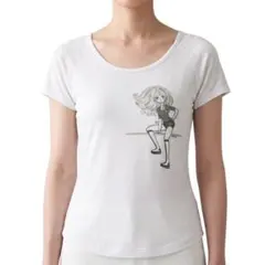 新品47%OFF ボナジョルナータ 水森亜土 ラメTシャツ S ホワイト コムサ