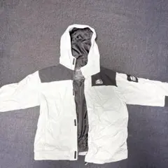 CAMP7 アウトドアジャケット 155サイズ ホワイト/ブラック