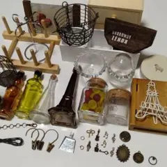 100均　セリア　アンティーク　小物　まとめ売りのサムネイル