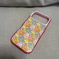 POPSOCKETS iPhone17proケース ペイズリー柄