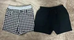 チェック柄ショートパンツ 100cm