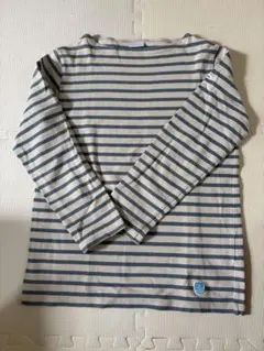 オーシバル ORCIVAL ストライプ柄 長袖Tシャツ コットン100%