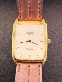 LONGINES クォーツ 腕時計 スクエア 電池切れ