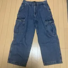 H&M バギーフィットカーゴデニム