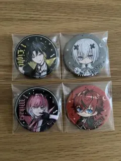 めておら 缶バッジ ロゼ みかさくん らいと メルト ハロウィン 4個セット