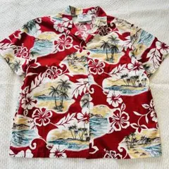 アロハシャツレディースMADE IN HAWAII USA COTTN 100%