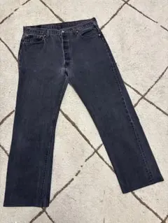 USA製　Levi's 501 ブラックデニム 実寸W36L31のサムネイル